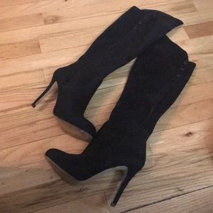 Guess high heel suede boots